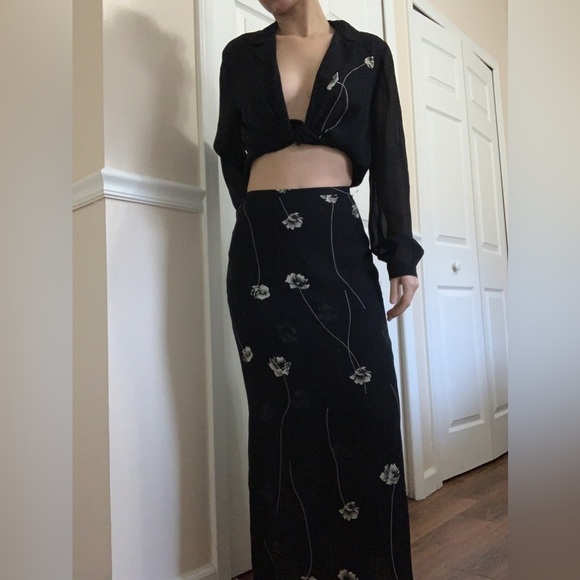 Vintage two piece floral set. - Picture 4 of 9